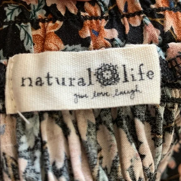 NATURAL LIFE Black and rust skirt converts to sun dress xl - Picture 3 of 5